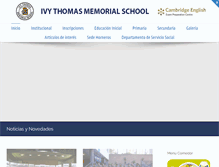 Tablet Screenshot of ivythomas.edu.uy